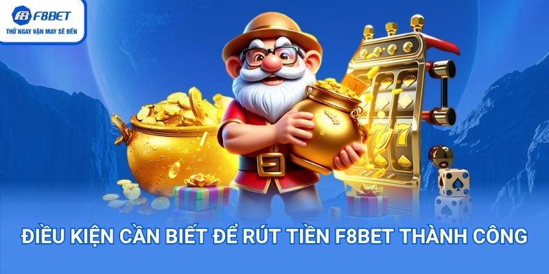 Điều kiện cần biết để rút tiền F8BET thành công